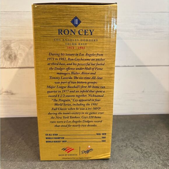 SGA Los Angeles Dodgers Ron Cey Legends of Dodger Baseball Bobblehead NEW - Picture 6 of 6